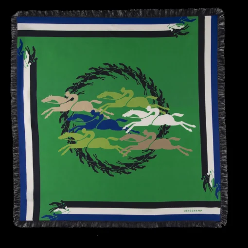 Carré De Soie 70 Longchamp Jumping