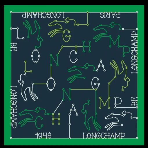 Carré De Soie 50 Parcours Longchamp