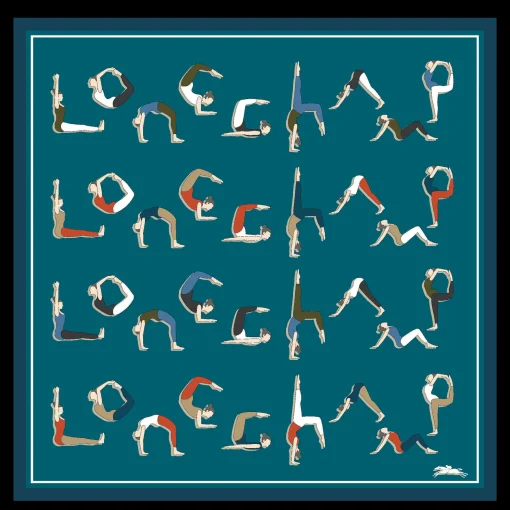 Carré De Soie 50 Yoga