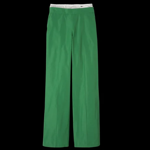 Pantalon Droit Avec Empiècement