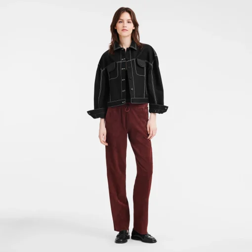 Pantalon En Cuir