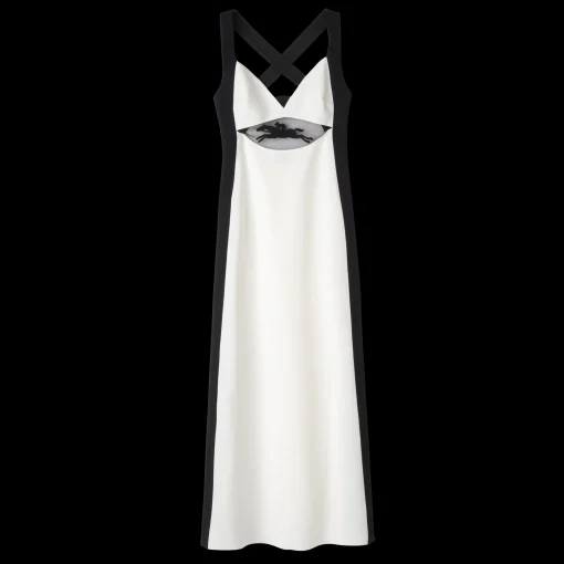 Robe Longue Avec Empiècement Signature