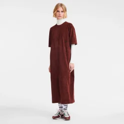 Robe Longue En Cuir