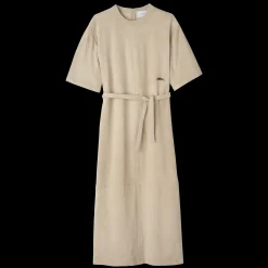 Robe Longue En Cuir