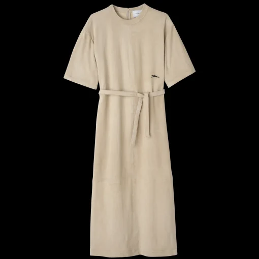 Robe Longue En Cuir