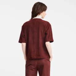 Tee-shirt En Cuir