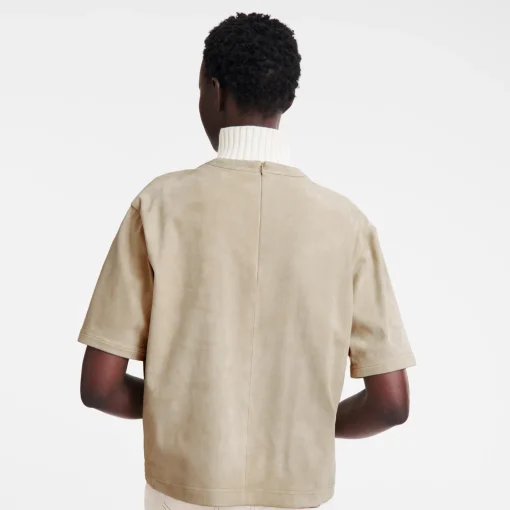 Tee-shirt En Cuir