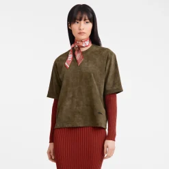 Tee-shirt En Cuir