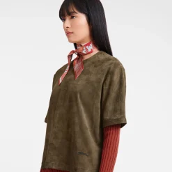 Tee-shirt En Cuir