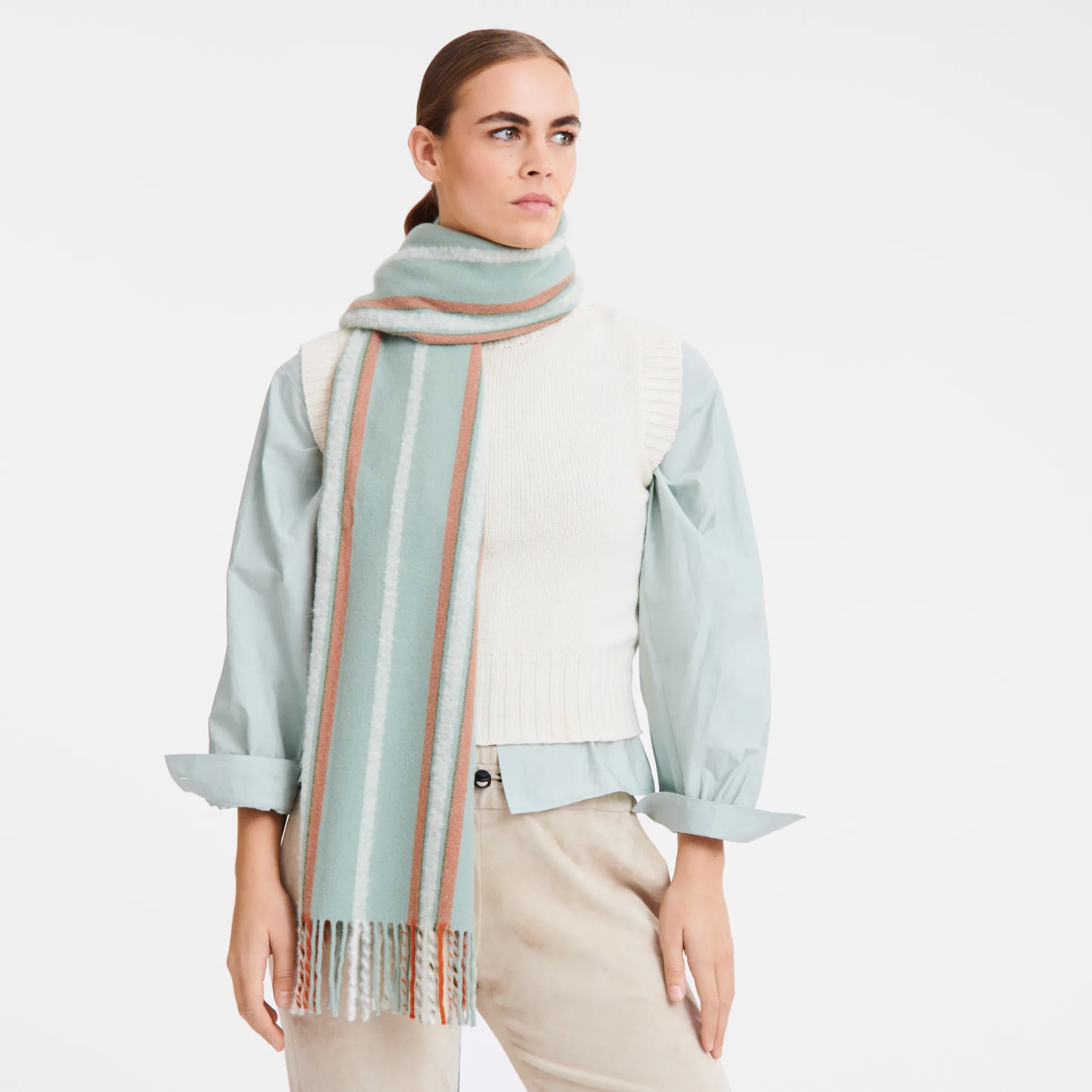 Étole Flocons Longchamp