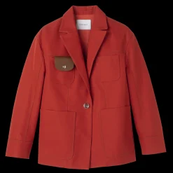 Veste Oversize à Surpiqures